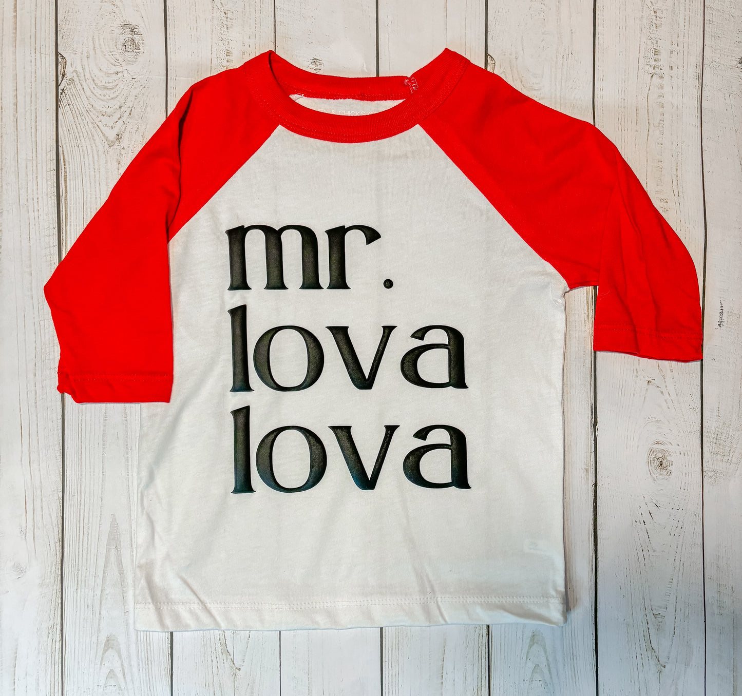 Mr. Lova Lova Toddler 3/4 sleeve