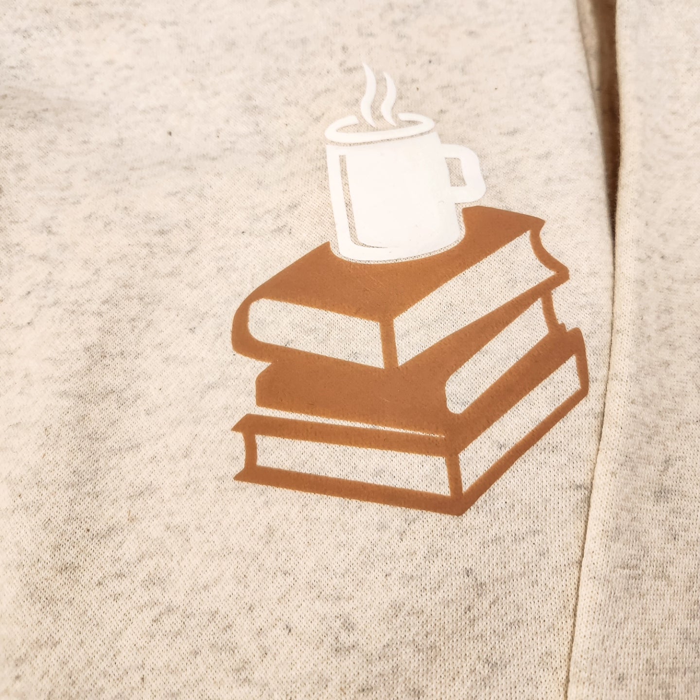 Oversized Coffee & Books Crewneck