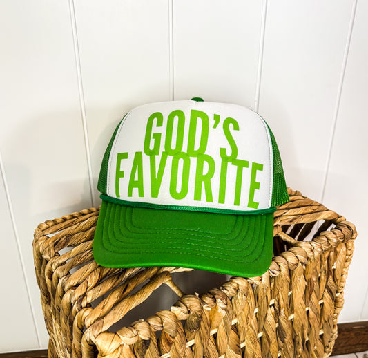Gods Favorite Trucker Hat