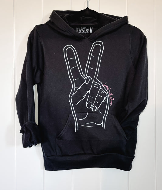 DwE Peace Out Toddler Hoodie