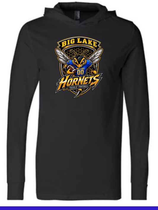 Hornets Tackle FB Long sleeve Hoodie Tee