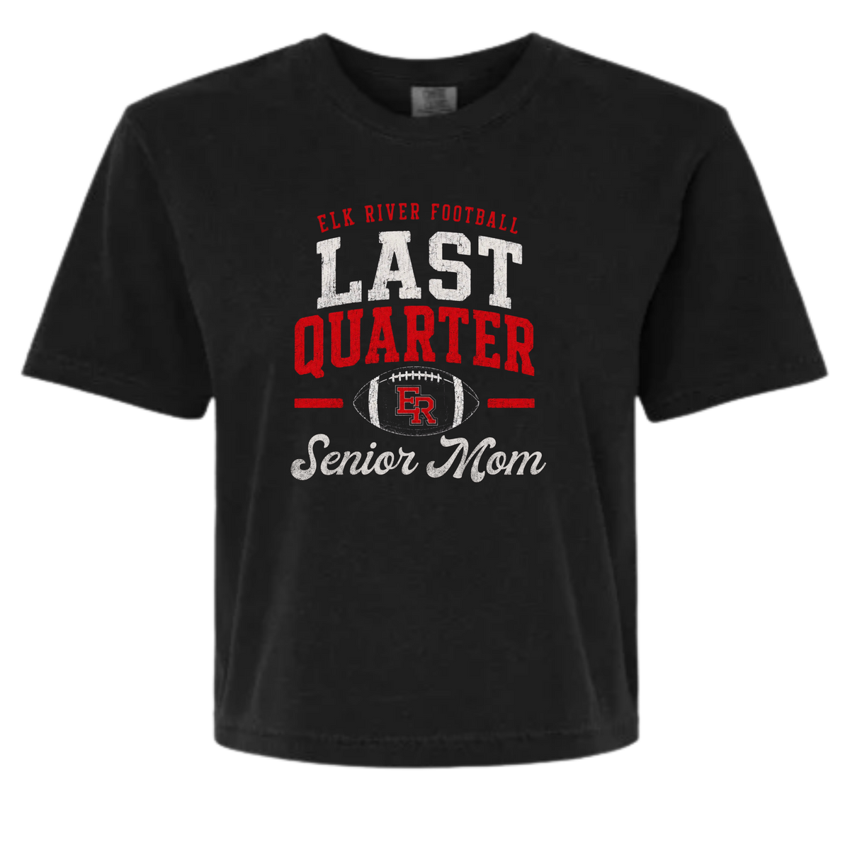ER Football Senior Mom Boxy Tee