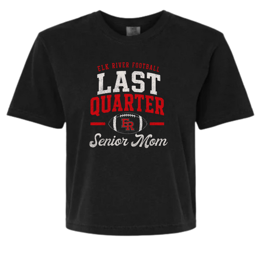 ER Football Senior Mom Boxy Tee