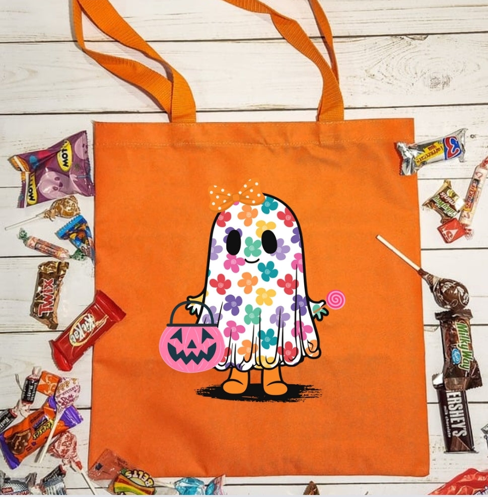 Halloween Tote Girlie Ghost