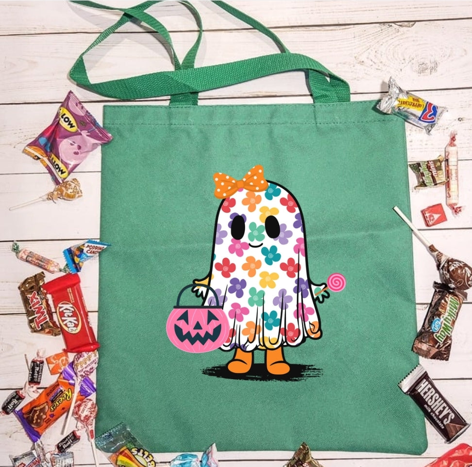 Halloween Tote Girlie Ghost