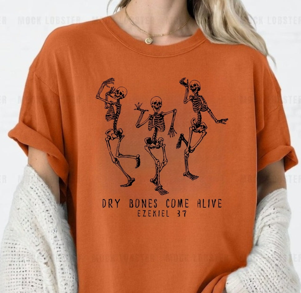 Dry Bones Come Alive Skeleton Tee