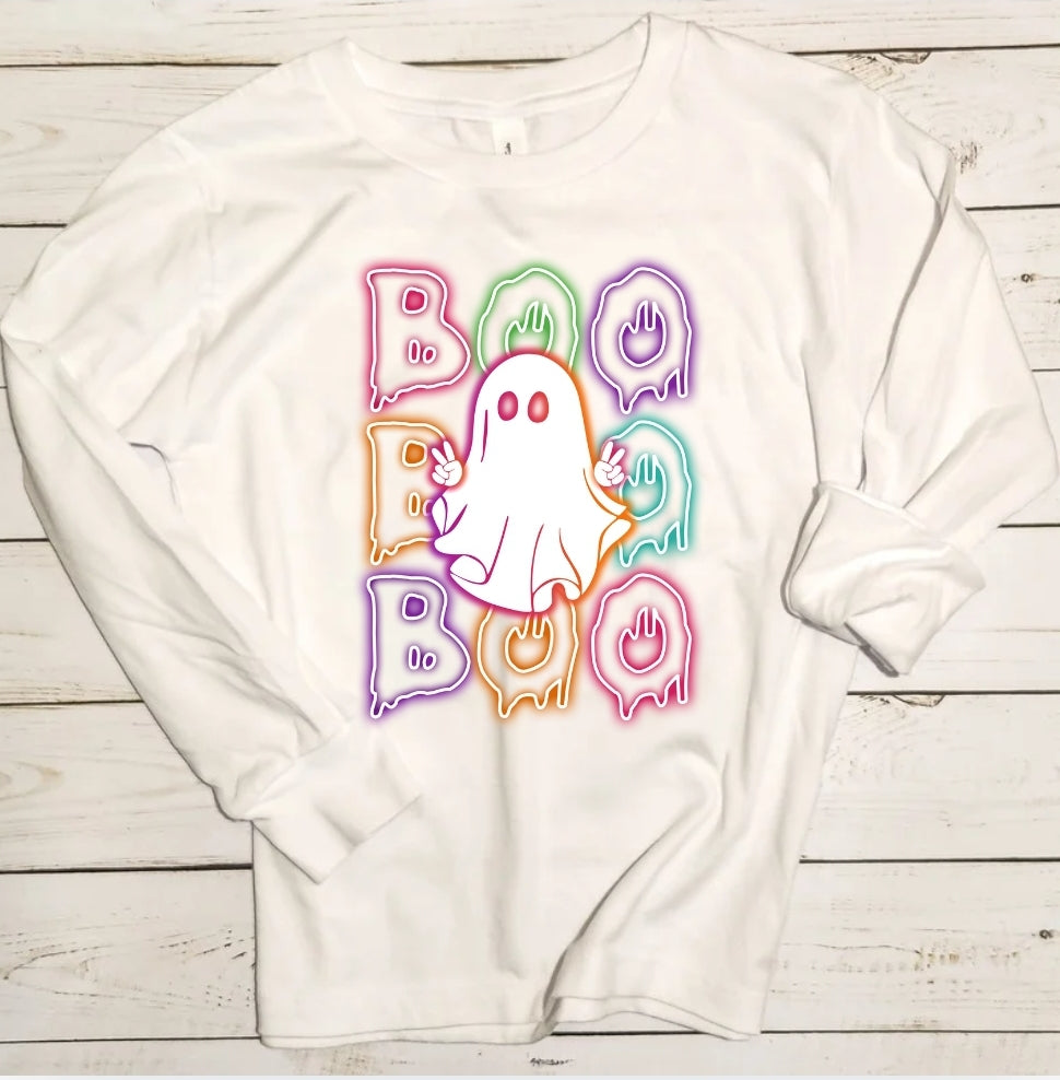 Peace Boo Youth Longsleeve Tee