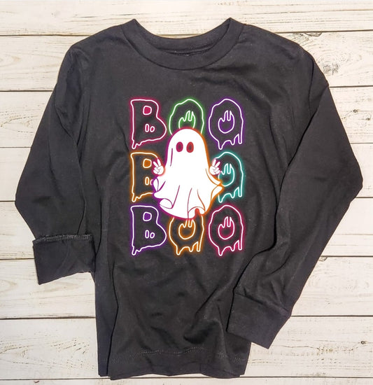 Peace Boo Youth Longsleeve Tee